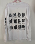Small MISFIT white long sleeve tee a3