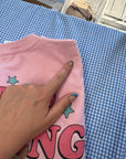 Stop talking dirty to me pink medium (12/14) misfit