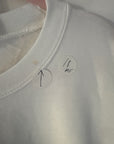 3XL MISFIT- white cat crewneck a2