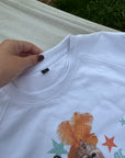Large Show cat white sweatshirt misfit