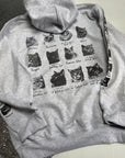 Small (8/10) you can’t spell cats grey hoodie
