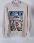 Small MISFIT- Betty cream sweatshirt