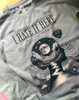 I hate it here lyric sweatshirt | ttpd lyric sweater | Vintage