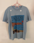 Large MISFIT August blue tee a3