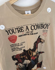 Medium MISFIT- cowboy like me sand tee A3