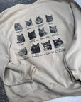 Medium cat breeds sand sweater misfit