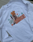 Large Show cat white sweatshirt misfit