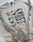 Yes whale! Sand sweatshirt large premade