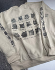 Médium (10/12) cat breeds sand sweater misfit