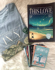 TS Surprise Mystery Sweater/T-shirt Print and postcards bundle