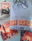 TS Surprise Mystery Sweater/T-shirt Print and postcards bundle