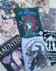 Halloween edition TS Surprise Mystery Sweater/T-shirt Print and postcards bundle