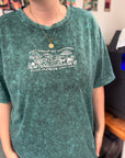 Acid wash green dumb and poetic t-shirt Sabrina