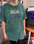 Acid wash green dumb and poetic t-shirt Sabrina