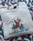 Cowboy like me embroidered sweater