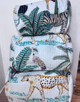Embroidered patterned make up bag