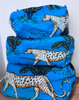 Embroidered patterned make up bag