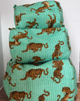 Embroidered patterned make up bag