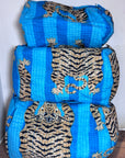 Embroidered patterned make up bag