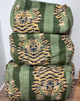 Embroidered patterned make up bag
