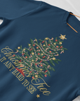 Christmas tree wood lyric sweatshirt / hoodie / tee (kids and adults)