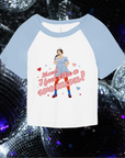 Man! I feel like a woman- Fitted raglan baby tee