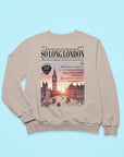 So long London sweatshirt | Vintage magazine style