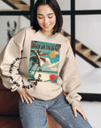 Snow on the beach TS lyric sweatshirt| Retro magazine style