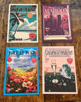 Postcard/ mini print full print pack (all 52 designs) music inspired retro magazine covers