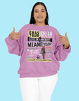 MIAMI FLORIDA tour night 1 10/18/24 crew neck sweater