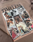 Timeless TS lyric crewneck sweatshirt| Vintage magazine style | DTG printed
