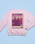 Marroon lyric crewneck sweatshirt | lyric sweater | Vintage magazine style