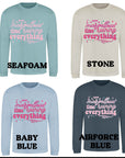 LGAD Inspired Lyric Sweatshirt| I had a marvellous time ruining everything Unisex Sweater