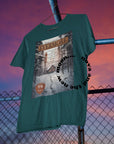 Evermore lyric organic cotton t-shirt | vintage magazine design