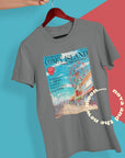 Coney Island lyric organic cotton t-shirt | Vintage magazine design