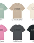 No champagne, all problems organic cotton t-shirt
