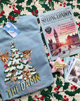 Surprise mystery christmas sweater bundle (sweater + tree decoration print 5 postcards)
