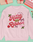 Holly and Ribbons christmas tree farm TS Christmas jumper