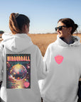 Mirrorball hoodie | pull over vintage magazine back design