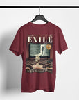 Exile lyric organic cotton t-shirt | vintage magazine design