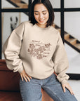 Ivy sand lyric sweatshirt