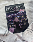 Dear John TS lyric sweatshirt | Retro magazine style