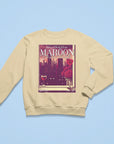 Marroon lyric crewneck sweatshirt | lyric sweater | Vintage magazine style