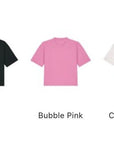 Nova boxy cropped t-shirt - mirrorball vintage magazine design