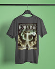Down bad lyric organic cotton t-shirt | vintage magazine design