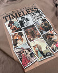 Timeless TS lyric crewneck sweatshirt| Vintage magazine style | DTG printed