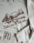 The lakes lyric sweatshirt | Windermere peaks
