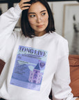 Long live TS lyric sweatshirt | Retro magazine style