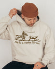 Cowboy like me sand pull over hoodie