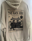 The black dog sand pull over hoodie